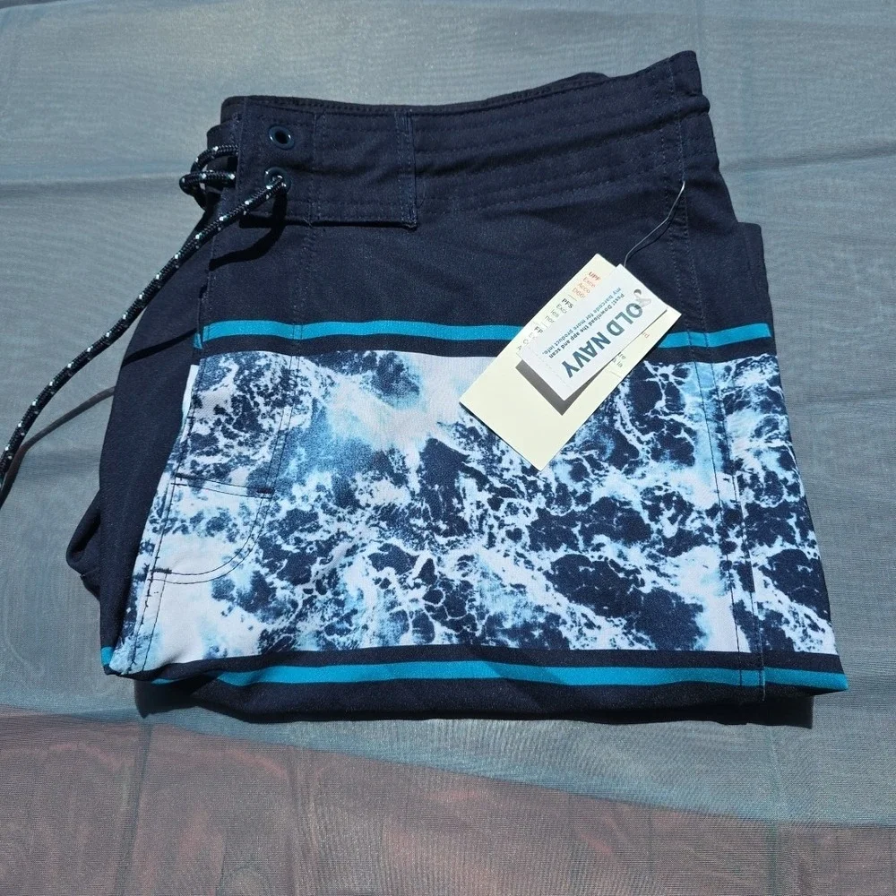 Nwt Old‎ Navy Swimming Shorts Men's 30 Board Surf Unlined MSRP $34.99